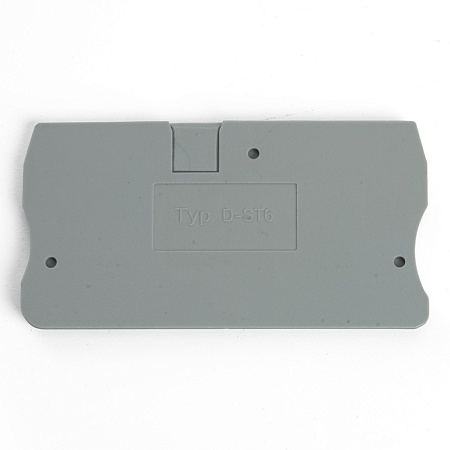 LD560-1-100 Торцевая заглушка для ЗНИ LD552 10 мм²  (JXB ST 10), серый STEKKER - фото