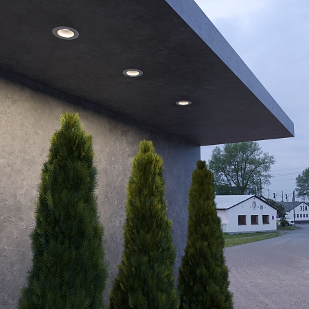 Встраиваемый точечный светильник 35128/U белый Elektrostandard - фото