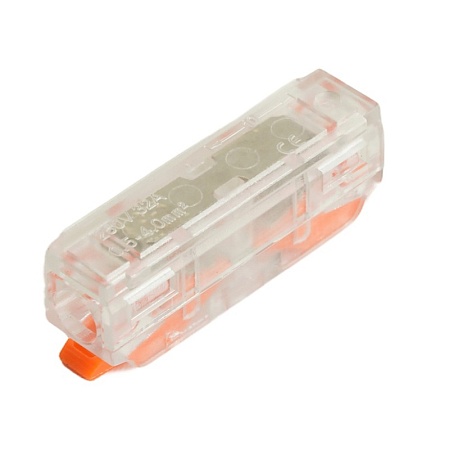 Клемма супер-компактная разветвительная 1 вход, 3 выхода, наборная STEKKER,LD220-103 (DIY упак 10 шт) - фото