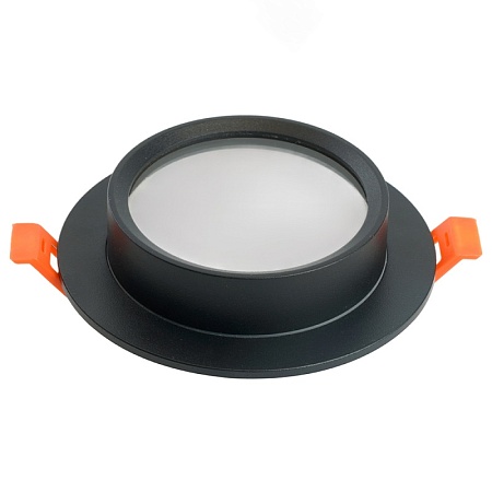 Светильник встраиваемый Feron DL504 потолочный GX53 черный круг IP44 - фото