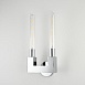 Бра Canelle Wall Lamp Double Sconces Chrome Imperiumloft 147875-22 - фото