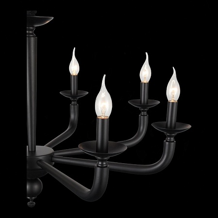Люстра подвесная ST-Luce Черный E14 8*40W SL1114.403.08 - фото