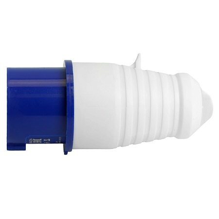 Вилка прямая ST-013 16А 220В 2P+PE IP44, PPG16-013-44, Stekker - фото