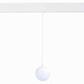 Магнитный трековый светильник подвесной Белый LED 1*7W 4000K 520Lm Ra>80 120° IP20 D90x ST358.543.07 - фото