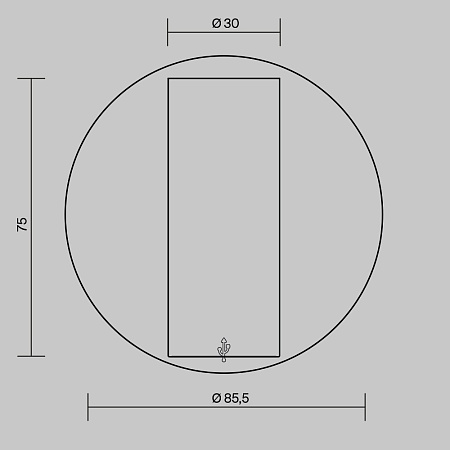 Настенный светильник (бра) Technical C081WL-L3WBS3K - фото