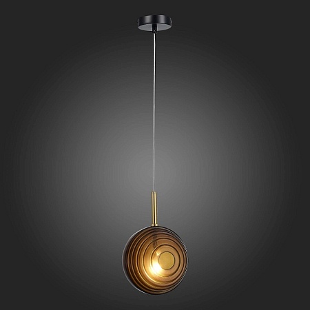 Подвес ST-Luce Латунь/Черный G4 1*5W SL1183.403.01 - фото