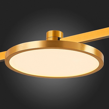 Магнитный трековый светильник FARM Золотистый LED 1*10W 3000K 520Lm Ra80 120 IP20 D168x ST818.206.12 - фото