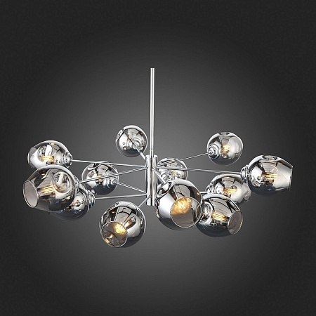 Светильник подвесной ST-Luce Хром/Дымчатый E14 12*40W SL1500.103.12 - фото