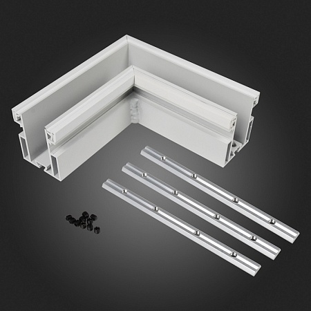 Угол-соединитель для профиля SKYLINE 48 с демпф. системой ST-Luce Белый ST003.579.01 - фото