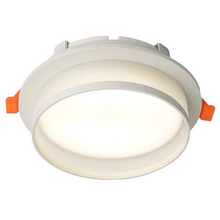 Светильник встраиваемый Feron DL700  потолочный GX70 белый круг - фото