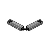 TR5724-DN Электрический коннектор для трека SHINE BASE 90° стена-потолок с поворотом трека под произвольным углом, темный никель, алюминий
