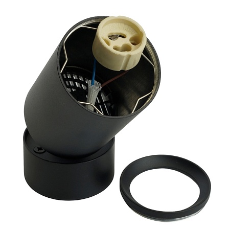 Светильник потолочный Feron ML180 MR16 35W 230V, черный - фото