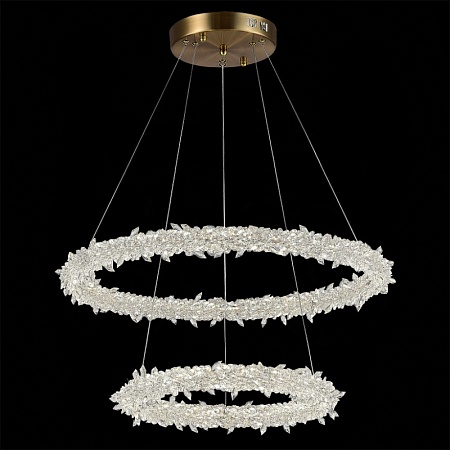 Люстра подвесная ST-Luce Золотистый/Прозрачный LED 1*80W 3000 - 6500K SL6105.203.02 - фото