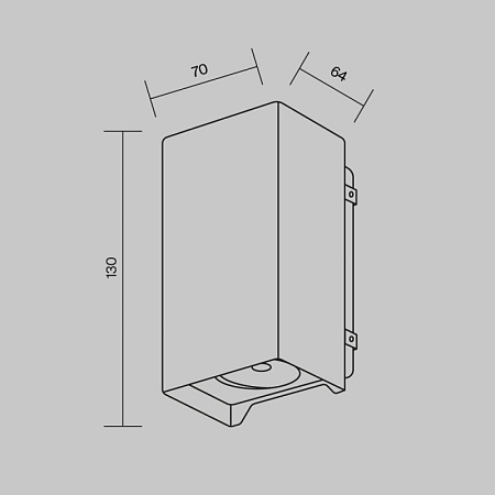 Настенный светильник (бра) Outdoor Shell O570WL-L10B3K - фото