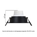 Точечный встраиваемый светильник ARTE LAMP A2464PL-1BK - фото