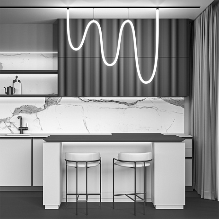 Трековая система Technical подвесная магнитная чёрная 200x200 TS-X-200-TR101-2-100W3K-B