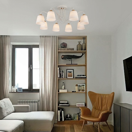 Потолочный светильник Eurosvet 70062/8 белый - фото