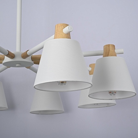 Потолочная Люстра На Штанге Natura A White 8 Imperiumloft 177988-26 - фото