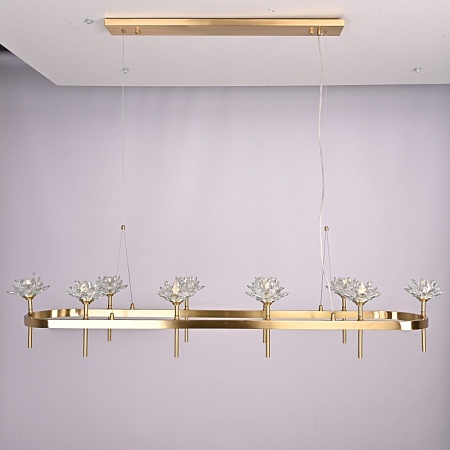 Подвесная Люстра Lotos Long 10 Imperiumloft 177885-26 - фото