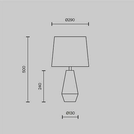 Настольный светильник Maytoni Calvin Table Z181-TL-01-B - фото