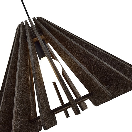 Светильник подвесной ST-Luce Черный/Серый E27 1*60W SL3002.413.01 - фото