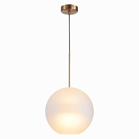 Светильник подвесной ST-Luce Латунь/Белый E27 1*40W SL1133.523.01 - фото