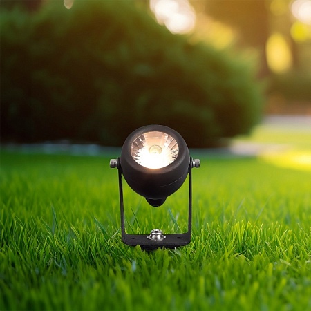 Светильник уличный наземный ST-Luce Черный/Прозрачный LED 1*5W 4000K SL098.405.01 - фото