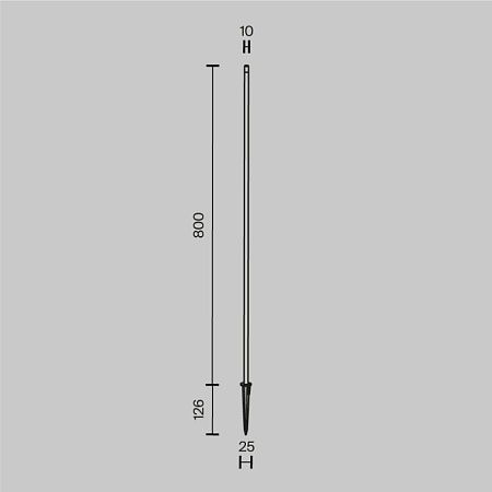 Ландшафтный светильник Outdoor Spear O441FL-L1GF3K1 - фото