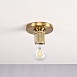 Потолочный Светильник Rh Utilitaire Socket Flushmount Brass Imperiumloft 123677-22 - фото