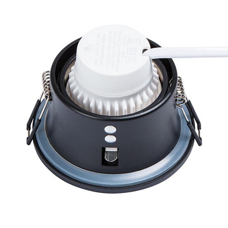 Точечный встраиваемый светильник Arte Lamp HELM A2869PL-1BK - фото