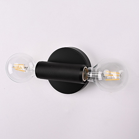 Бра Rh Utilitaire Inline Sconce Black Imperiumloft 123278-22 - фото