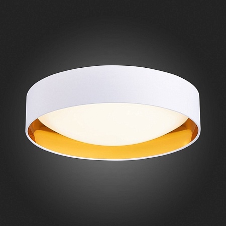 Светильник потолочный Белый, Золотистый/Белый LED 1*24W 4000K SLE201122-01 - фото