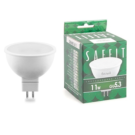 Лампа светодиодная SAFFIT SBMR1611 MR16 GU5.3 11W 230V 4000K - фото