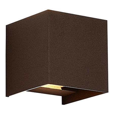 Светильник уличный настенный ST-Luce кортен/кортен LED 1*10W 2700K SL9513.601.01 - фото