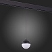 Магнитный трековый светильник подвесной Черный LED 1*7W 3000K 520Lm Ra>80 120° IP20 D90 ST358.433.07 - фото