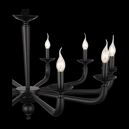 Люстра подвесная ST-Luce Черный E14 10*40W SL1114.403.10 - фото