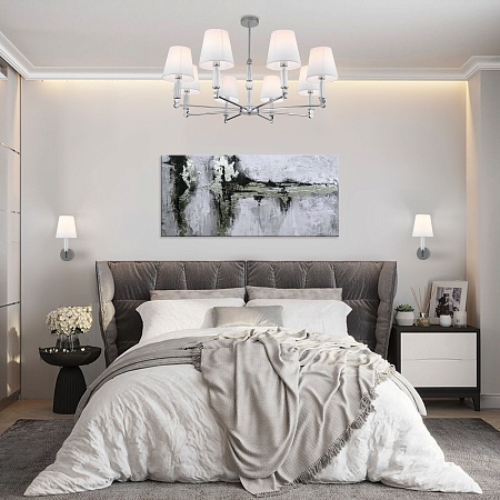 Потолочный светильник Eurosvet 60145/8 хром - фото