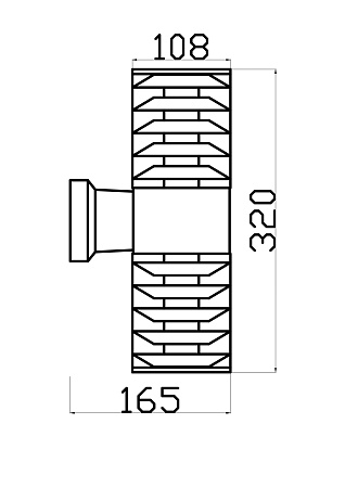 Настенный светильник (бра) Outdoor O576WL-02GR - фото