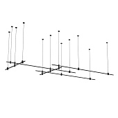 Готовая конструкция для модульных светильников FARM без светильников, без блока питани ST8055.431.27