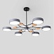 Люстра На Штанге Meade 7 Lamps Grey Imperiumloft 207862-26 - фото
