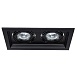 Точечный встраиваемый светильник Arte Lamp CANIS A6661PL-2BK - фото