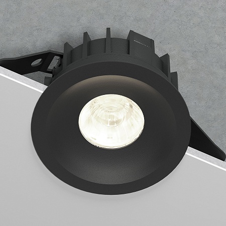 Светильник встраиваемый светодиодный Combi 20W 4000K черный 25069/LED Elektrostandard - фото