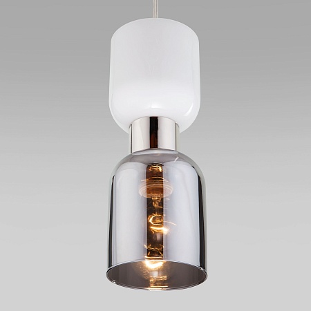 Подвесной акцентный светильник Eurosvet 50118/1 никель - фото
