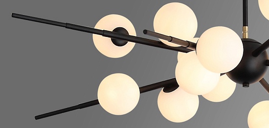 Люстра Cherry Bomb 16 Balls Black Imperiumloft 148017-22 - фото