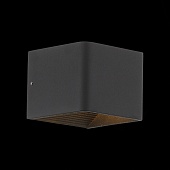 Светильник настенный ST-Luce Черный/Черный LED 1*6W 3000K SL455.041.01