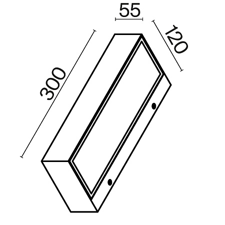Настенный светильник (бра) Outdoor Lot O428WL-L20W3K - фото