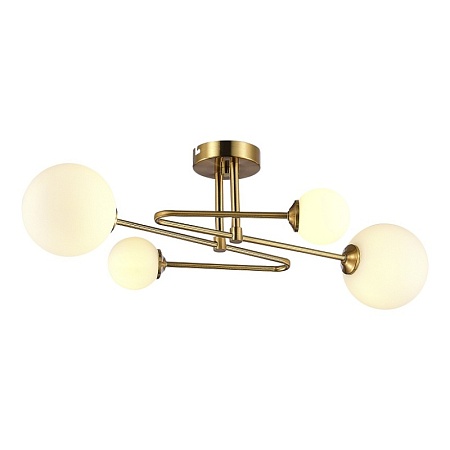 Светильник потолочный Латунь/Белый G9 LED 4*5W SLE2211-302-04 - фото