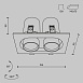 Встраиваемый светильник Technical Hidden DL045-02-10W3K-W - фото