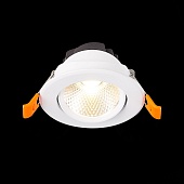 Св-к встр. Белый LED 1*8W 3000K 640Lm Ra80 36° IP20 D86xH50 220-240V ST211.538.08.36