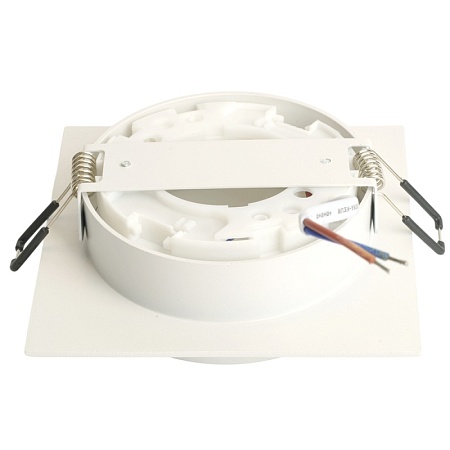 Светильник встраиваемый Feron DL506 потолочный GX53 белый квадрат - фото